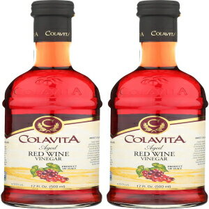 Colavita Red Wine Vinegar Red Wine Vinegar Pack of 2 Glass Bottle