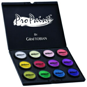 Graftobian ProPaint - 12 カラー マスター キット #4 Graftobian Prot - 12 Color Master Kit #4