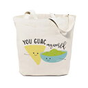 The Cotton & Canvas Co. You Guac My World ėp\ȐHiobOƃt@[}[Y }[Pbg g[gobO The Cotton & Canvas Co. You Guac My World Reusable Grocery Bag and Farmers Market Tote Bag