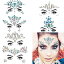 COKOHAPPY 6 å 饤󥹥ȡ ޡᥤ ե 奨 ȥ - ܥǥ ƥå ꥹ ƥ  ȡ ӥǥ Ūƥå (쥯 4) COKOHAPPY 6 Sets Rhinestone Mermaid Face Jewels Tattoo