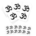 Om Symbol Temporary Tattoos | 25-Pack | Skin Safe | MADE IN THE USA | Removable