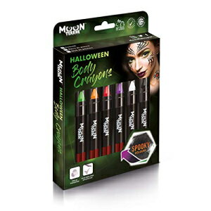 Halloween Face t Stick Body Crayon by Moon Terror, SFX Make up - Boxset - Special Effects Make up - 0.12oz