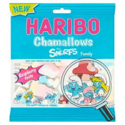 HARIBO ハリボー チャマローズ スマーフ フルーティーマシュマロ 175g ベルギー製 HARIBO Chamallows Smurfs Fruity marshmallows 175g Made in Belgium