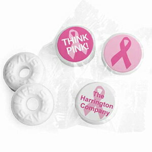 乳がん啓発ミント (約 335 ～ 365 ミント) LifeSavers Pep-o-Mint ミント Breast Cancer Awareness Mints (Approx 335-365 mints) LifeSavers Pep-o-Mint Mints