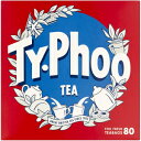 Typhoo Tea: 80 Authentic English Tea bags Individually Wrapped, Black Tea Bags, British Black Tea, British Blend, English Breakfast Tea, Kosher for Passover