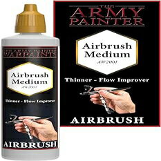 The Army ter Airbrush Medium - Non-Toxic Water-Based Acrylic Airbrush Thinner Flow Improver – Airbrush t Thinner for Acrylic t for Tabletop Roleplaying and Miniature Model ting