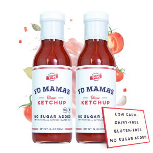 Yo Mama's Foods Keto Classic Ketchup – Pack of