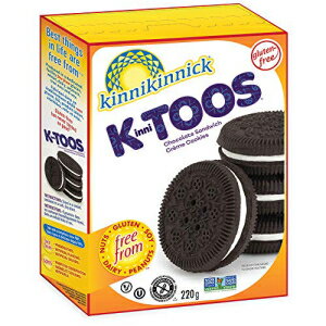 楽天GlomarketKinnikinnick, KinniTOOS サンドイッチ クリーム クッキー、チョコレート、8 オンス Kinnikinnick, KinniTOOS Sandwich Cream Cookies, Chocolate, 8 Oz