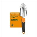 Fiskars Ergo Trowel - Heavy Duty Gardening Hand Tool with Hang Hole - Lawn and Yard Tools - Black/Orange