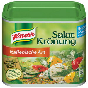 クノール サラット クロヌン イタリア アート ビネグレット ミックス - 2.1 L 用コンテナ Knorr Salat Kroenung Italian Art Vinaigrette Mix- Container for 2.1 L