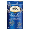 Twinings Winter Spice Herbal Tea, 20 Count Pack of 6, Individually Wrapped, Camomile, Apple, Cinnamon Clove, Caffeine Free