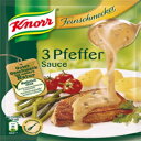 クノール ファインシュメッカー 3 フェファー (胡椒) ソース (3 個) Knorr Feinschmecker 3 Pfeffer (pepper) Sauce (3 Pc.)