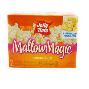 ジョリータイム マロウ マジック マシュマロ フレーバー 電子レンジ ポップコーン 2個入りボックス (2個パック) Jolly Time Mallow Magic Marshmallow Flavor Microwave Popcorn, 2-Count Boxes (Pack of 2)