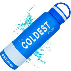 The Coldest Water スポーツボトル 断熱ステンレススチール ハイドロサーモス ブラック 21 オンス The Coldest Water Sports Bottle Insulated Stainless Steel Hydro Thermos, Black, 21 Ounce