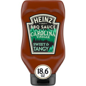 Heinz Carolina Vinegar Style Sweet & Tangy BBQ Barbecue Sauce (6 ct Pack, 18.6 oz Bottles)