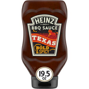 Heinz Texas Style Bold Spicy BBQ Barbecue Sauce (19.5 oz Bottle)