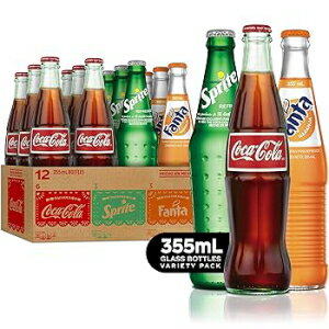 12 Fl Oz (Pack of 12), Fiesta Variety Pack, Mexican Coke Fiesta Pack, 12 fl oz Glass Bottles, 12 Pack