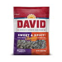 DAVID Seeds ローストして塩漬けした甘くてスパイシーなジャンボヒマワリの種、ケトフレンドリー、5.25 オンス (1 パック) DAVID Seeds Roasted and Salted Sweet and Spicy Jumbo Sunflower Seeds, Keto Friendly, 5.25 oz (Pack of 1)