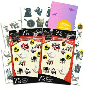 Nightmare Before Christmas Tattoos Party Favors Pack - 150 Temporary T...