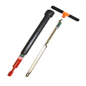 AMS 401.19 åھץ֡饤 ϥޡդ1 1/8  x 24  AMS 401.19 Plated Soil Probe with Slide Hammer, 1 1/8