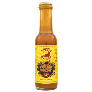 Funken Hot Hot Sauce | Yellow Moruga Edition | Extra Extra Hot With A Subtle Sweetness | Yellow Moruga and Fatalii | No Preservatives, Vegan, Extract Free | Made In Finger Lakes, USA | 5 fl. oz bottle