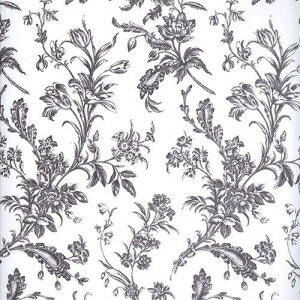 եѥץȥƥåڡѡ饹Ȥβǥƥåڡѡ - 顼24硢20x30 Printed Tissue Paper for Gift Wrapping with Black and White Illustrated Floral Design,...