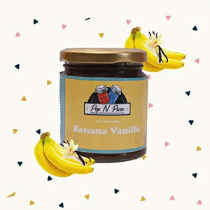 Pep N Pure バナナとバニラ フルーツ ジャム 230 グラム (8.11 オンス) Pep N Pure Banana and Vanilla Fruit Jam 230 Gram (8.11 OZ)