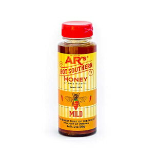 AR's zbg TU nj[A}Ch zbg nj[A12 IX AR's Hot Southern Honey, Mild Hot Honey, 12 oz