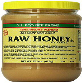 YS Eco Bee Farms RAW HONEY - Ah߁AE -  2 pbN yVskwCc (e 22 IX) YS Eco Bee Farms RAW HONEY - Raw, Unfiltered, Unpasteurized - Value 2 Pack yVskwCc( 22 Ounce each)