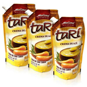 Alacena Crema De Aji Tari / ペルーソース 400 gr 3 パック Alacena Crema De Aji Tari / Peruvian Sauce 400 Gr 3pk