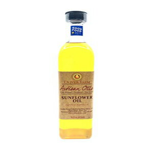 С ե ƥ  ҥޥ | ɥץ쥹̤Ȥߴϸǥץ쥹졢硼ӵͤ Oliver Farm Artisan Oils Sunflower Oil | Cold Pressed, Unrefined, Non-GMO, Local...