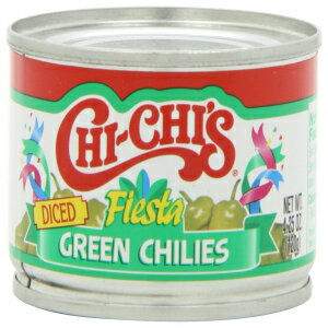 Chi Chi's グリーンチリ ダイスカット、4.25 オンス単位 (12 個パック) Chi Chi's Green Chilies Diced..