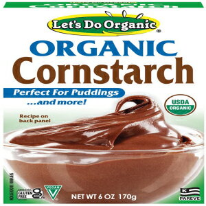 ドゥーオーガニック Let's Do Organic Cornstarch, 6 Ounce Boxes (Pack of 6)