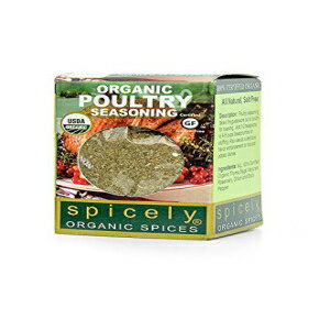 スパイス オーガニック シーズニング 鶏肉 0.35 オンス ecoBox 認定グルテンフリー Spicely Organic Seasoning Poultry 0.35 Ounce ecoBox Certified Gluten-Free