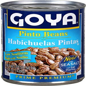 Goya Foods 低ナトリウムピント豆、15.5 オンス (24 個パック) Goya Foods Low Sodium Pinto Beans, 15.5 Ounce (Pack of 24)