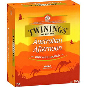 トワイニング オブ ロンドン オーストラリアン アフタヌーン ティー - 100 ティーバッグ - オーストラリア向けに設計されたフルボディ紅茶 Twinings of London Australian Afternoon Tea - 100 Tea Bags - Full Bodied Black Tea Designed for A