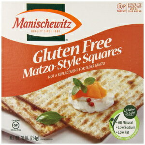 楽天GlomarketManischewitz オールナチュラル グルテンフリー マッツォ スタイル スクエア 10オンス Manischewitz All Natural Gluten Free Matzo Style Squares, 10 Ounce