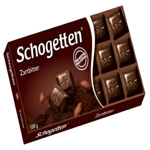 ショーゲッテン ダークチョコレート 100g (15個入り) Schogetten Dark Chocolate 100g (15-pack)