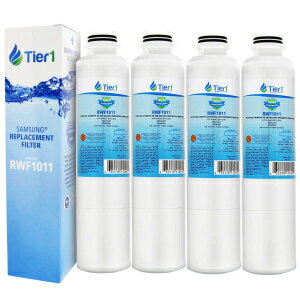 Tier1 DA29-00020B Refrigerator Water Filter 4-pk | Replacement for Samsung DA29-00020A, HAFCIN/EXP, HAF-CIN, 46-9101, DA97-08006A-B, WSS-2, WF294, Fridge Filter