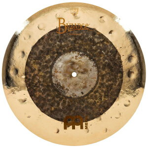 Meinl Cymbals Byzance 16" Dual Crash — Made in Turkey — Hand Hammered B20 Bronze, 2-Year Warranty, Single (B16DUC)