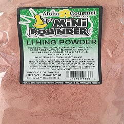 楽天Glomarketアロハ グルメ ダ ミニ パウンダー リー ヒン パウダー 2.5 オンス バッグ Aloha Gourmet Da Mini Pounder Li Hing Powder 2.5 oz. bag
