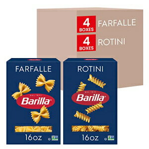 BARILLA Pasta Variety Pack, Farfalle & Rotini, 16 oz Boxes (8 Pack) - 8 Servings/Box, Made in Italy with Durum Wheat 1