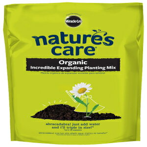 Miracle-Gro Nature's Care Organic Incredible Expanding Plng Mix, Just Add Water for up to 3x Expansion, 0.67 cu. ft.