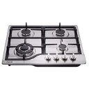 Deli-kit 24 inch LPG/NG Gas Cooktop Dual Fuel Sealed 4 Burners Stainless Steel Gas Cooktop 4 Burners Drop-In Gas Hob DK245-A02 Gas Cooker