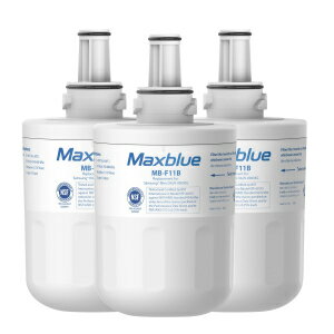 Maxblue DA29-00003G Refrigerator Water Filter, Replacement for Samsung DA29-00003G, DA29-00003B, Aqua-Pure Plus, RFG237AARS, DA29-00003F, HAFCU1, RFG297AARS, WFC2201, 3 Filters