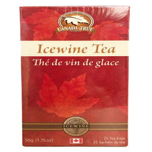 カナダ トゥルー アイスワイン ティー ティーバッグ 25 個 50g (1.75 オンス) カナダ産 Canada True Icewine Tea, 25 Tea Bags, 50g (1.75oz), Product of Canada