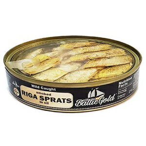 ꥬ ץåȤΥ͡ˡ֥Х ɡס5.7  / 160 ˥ȥӥ͢ Smoked Riga Sprats in oil (wild caught) 