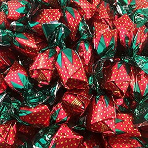Arcor Strawberry Filled Bon Bons Hard Candy, Bulk Candy (2 Pound Bag - Approx. 120 Count)