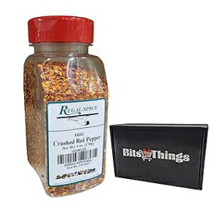 Regal Spice マイルドクラッシュレッドペッパーチリフレーク - 6 オンス Regal Spice Mild Crushed Red Pepper Chili flakes - 6 oz.