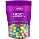 Madelaine Chocolates Easter Eggs (1 LB) Candy Solid Premium Milk Chocolate Foiled In A Variety Of and Floral Colors - Traditional Basket Mainstays
